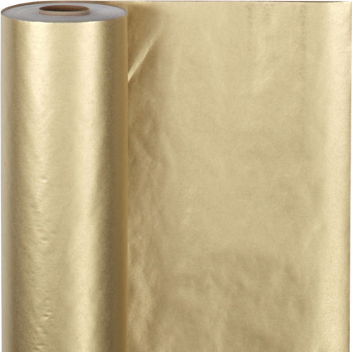 Gavepapir, B: 50 cm, 60 g, guld, 100m/ 1 rl.