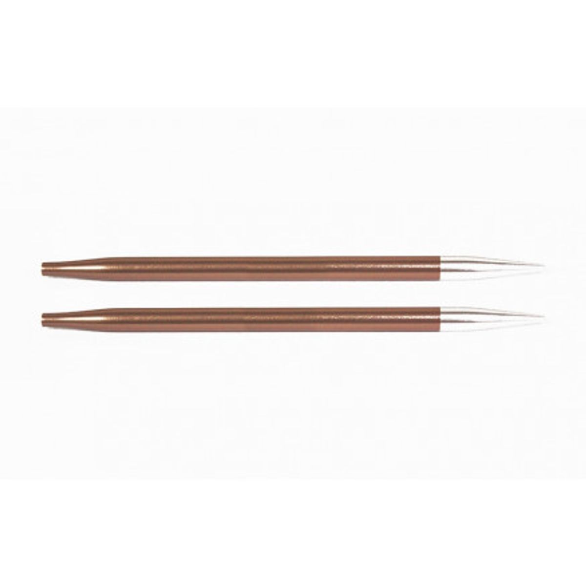 KnitPro Zing Udskiftelige Rundpinde Aluminium 13cm 5,50mm / US9 Sienna