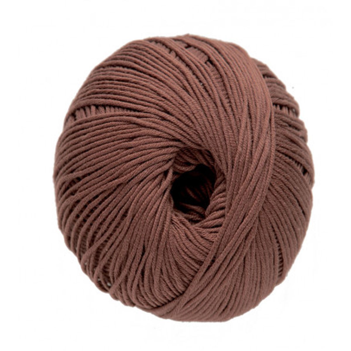 DMC Natura Just Cotton Garn Unicolor 41 Brun