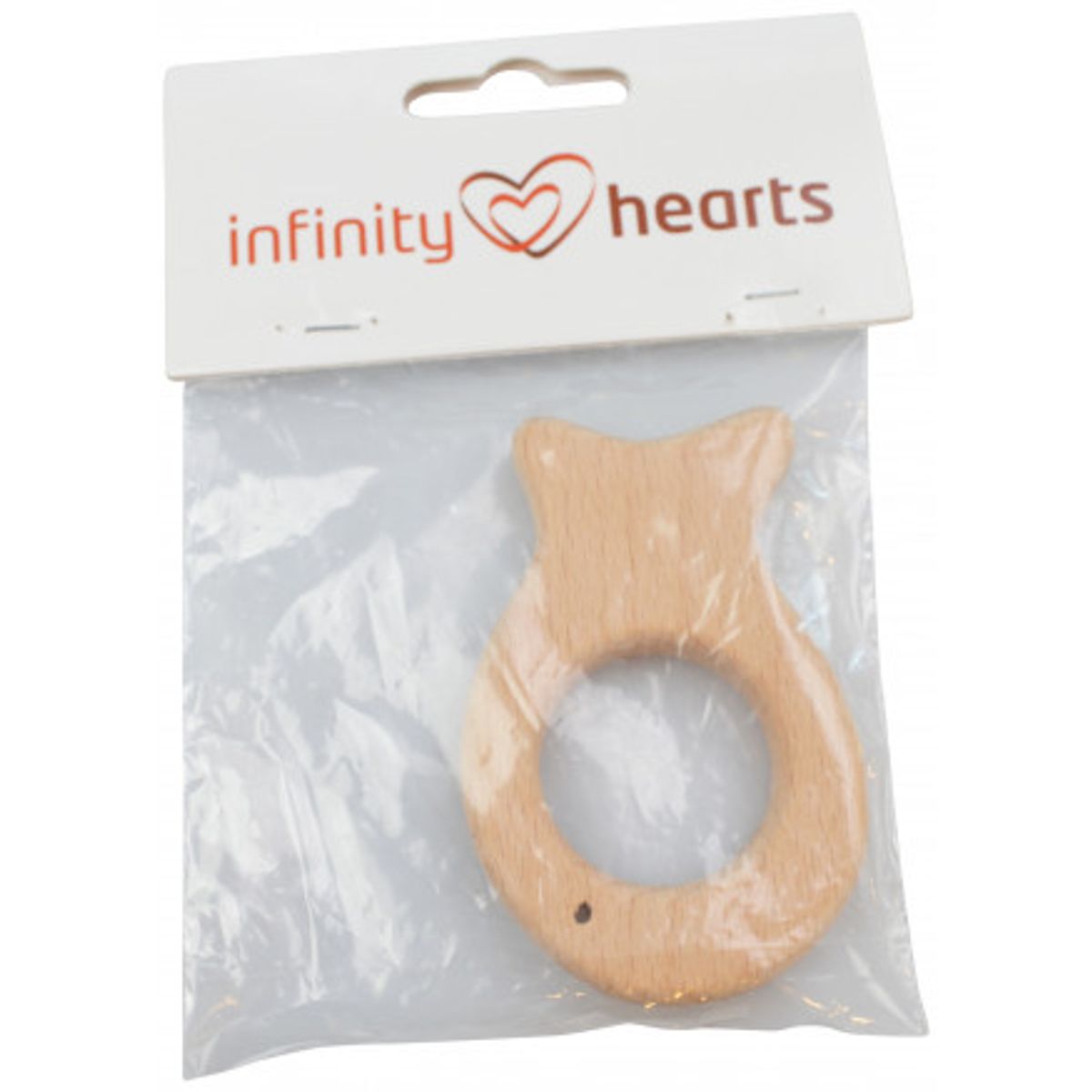 Infinity Hearts Træring Fisk 70 x 47 mm - 1 stk