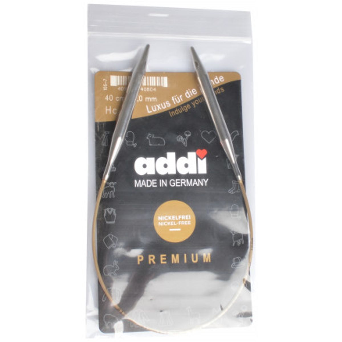 Addi Turbo Rundpinde Messing 40cm 8,00mm / 15.7in US11