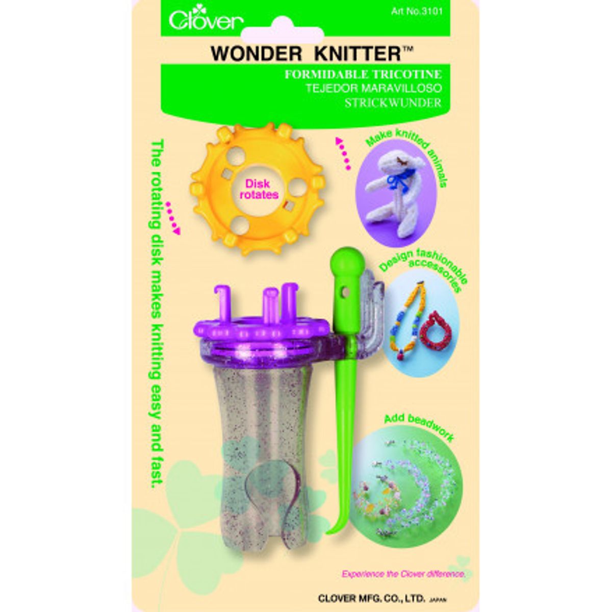 Clover Wonder Knitter / Strikkelise / Strikkedukke