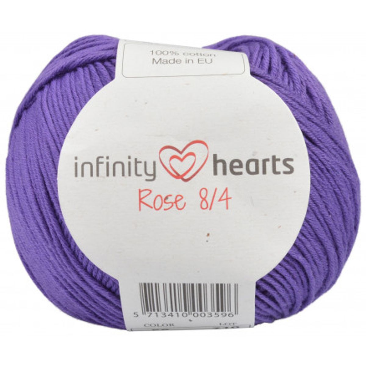 Infinity Hearts Rose 8/4 Garn Unicolor 56 Mørk Lilla