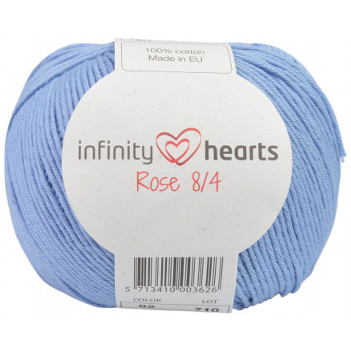 Infinity Hearts Rose 8/4 Garn Unicolor 92 Lys Jeansblå