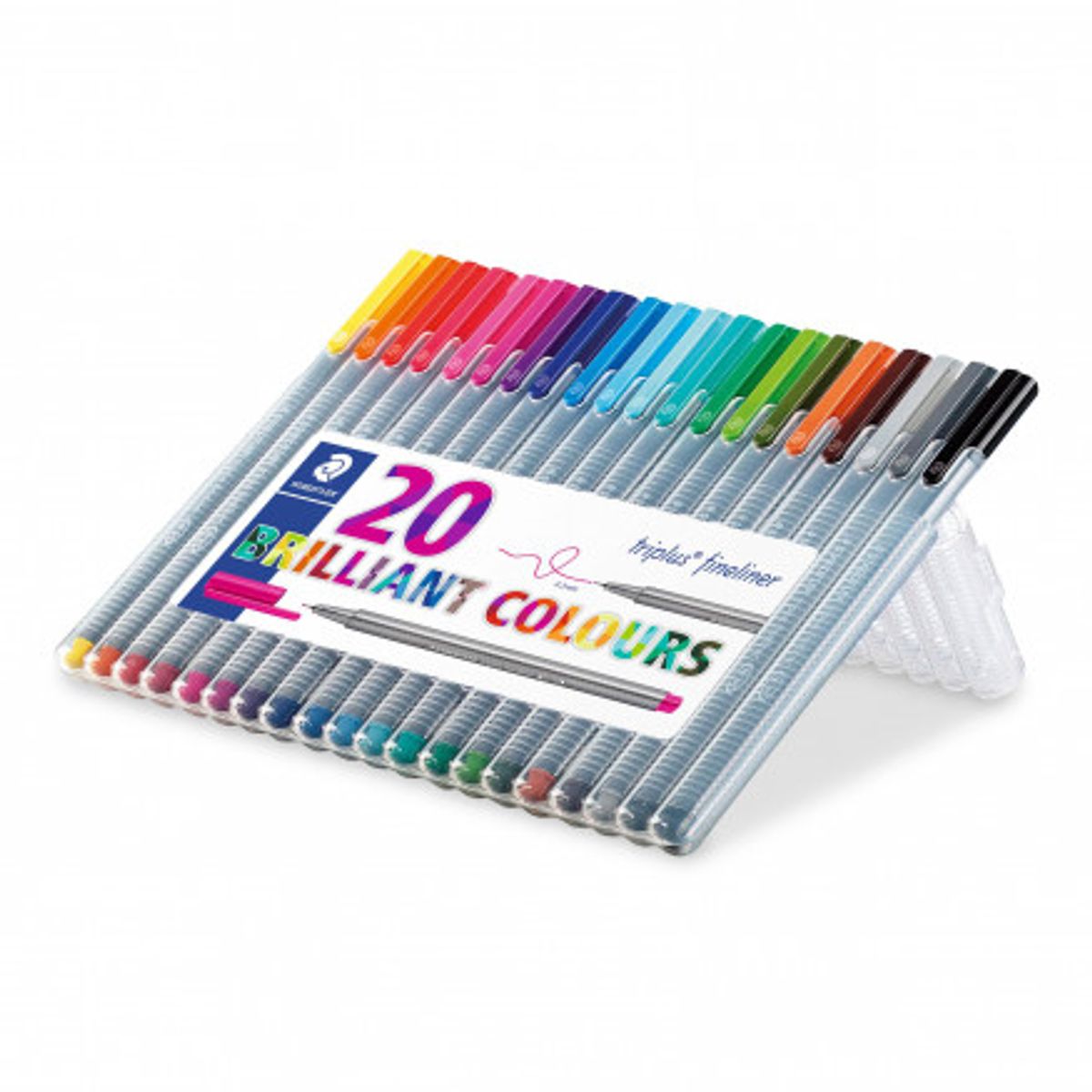 Staedtler Triplus Fineliner Tuscher/Tusser Ass. farver 0,3mm - 20 stk