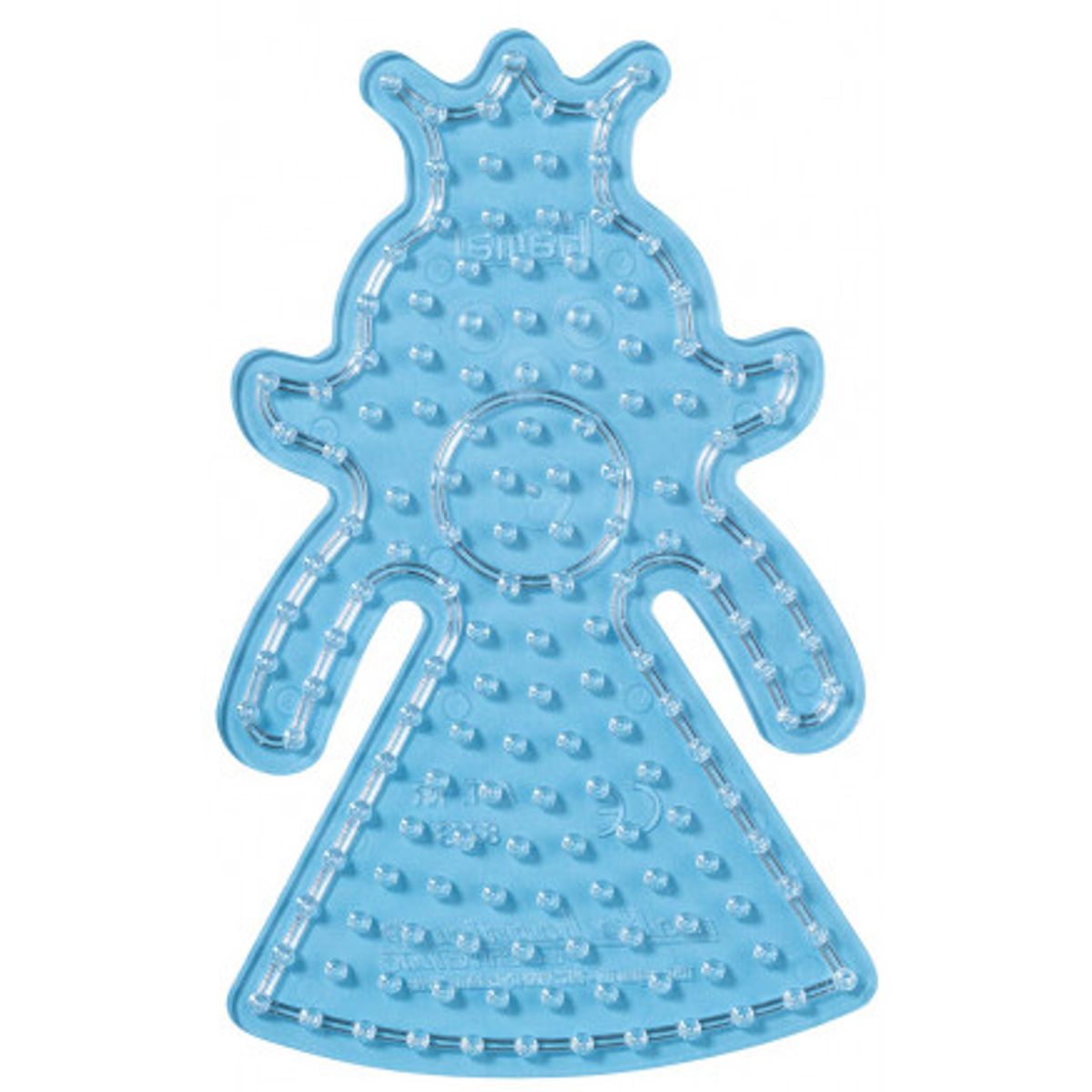 Hama Maxi Perleplade 8223 Prinsesse Transparent - 1 stk