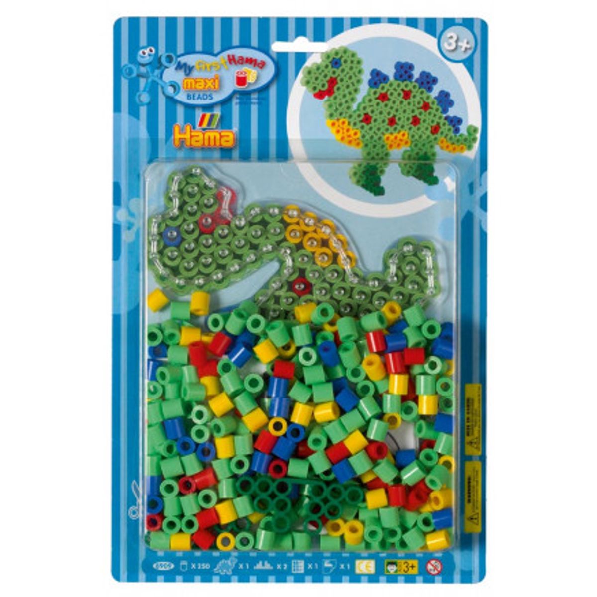 Hama Maxi Blisterpak 8909 Dinosaur