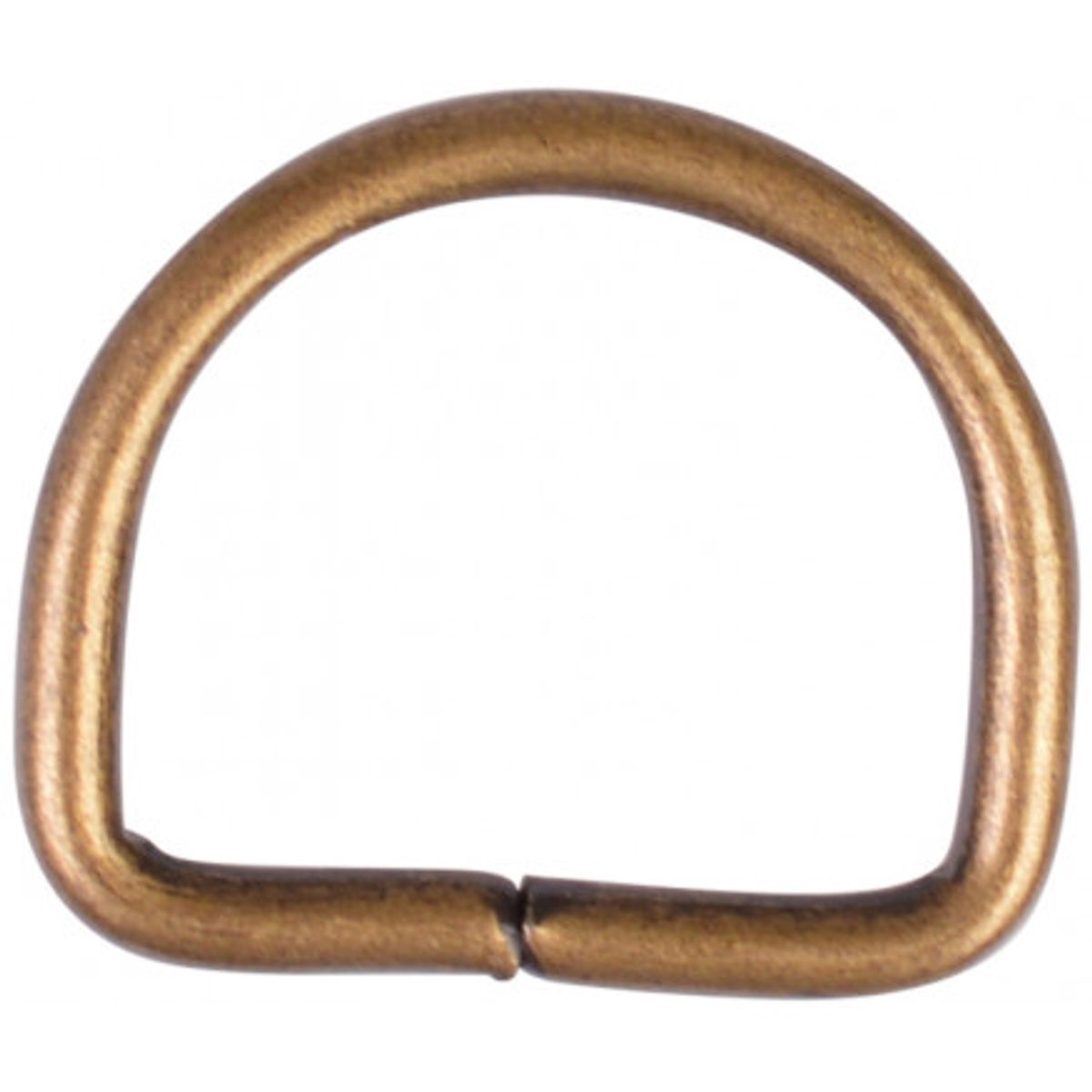 D-ring Gl. Messing 20mm - 1 stk