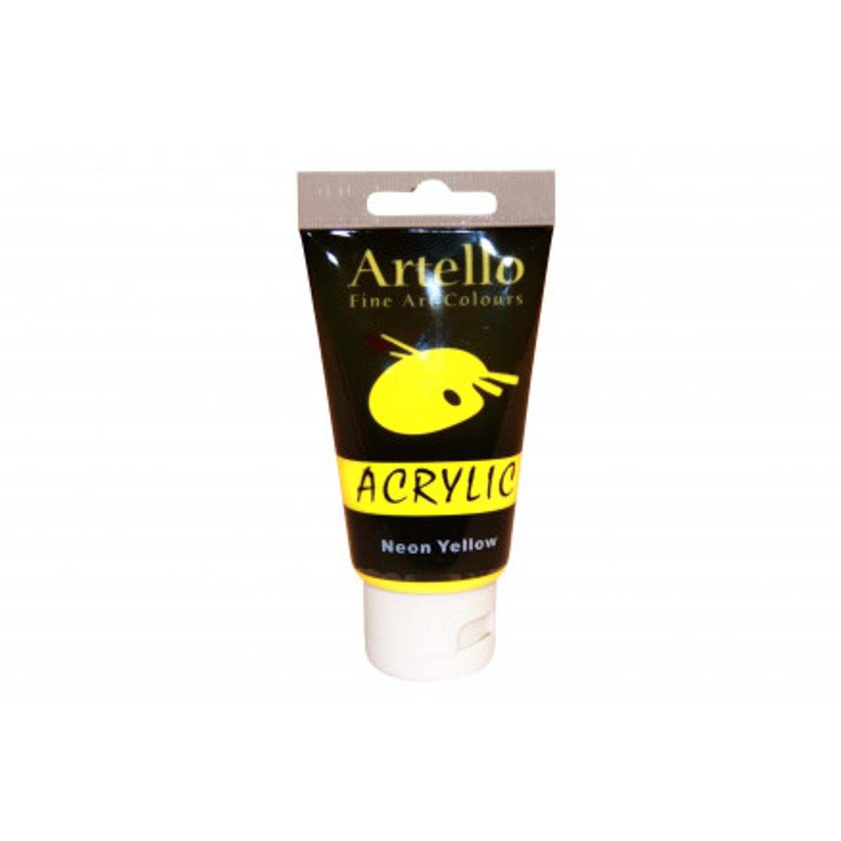 Artello Akrylmaling/Kunstnerfarve Neon gul 75ml