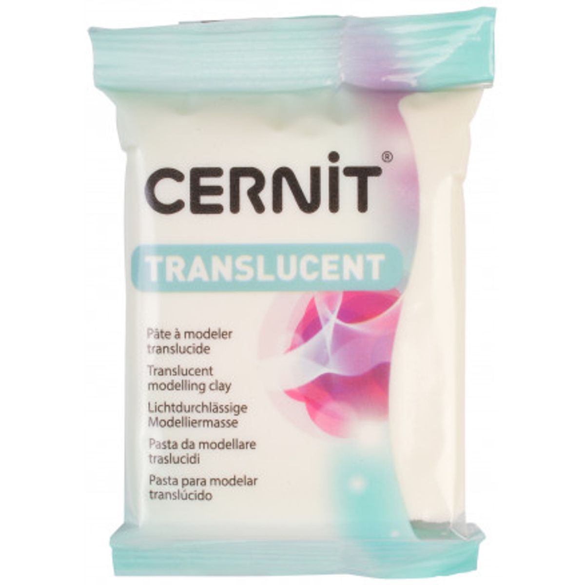 Cernit Modellervoks Transparent 128 Selvlysende 56g