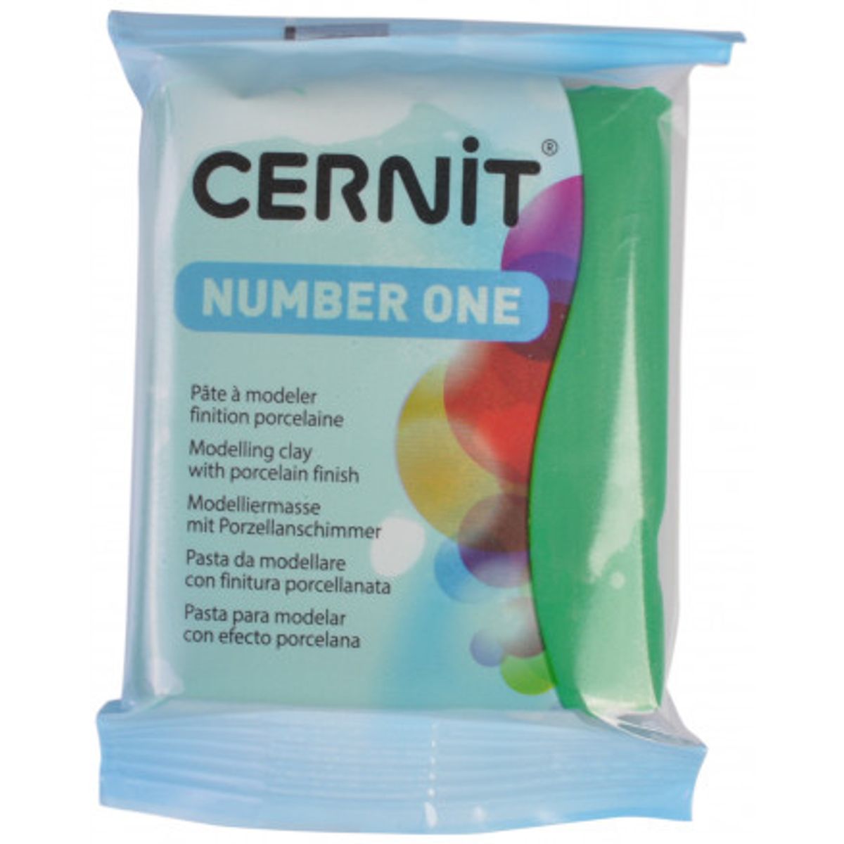 Cernit Modellervoks Unicolor 018 Grøn 56g