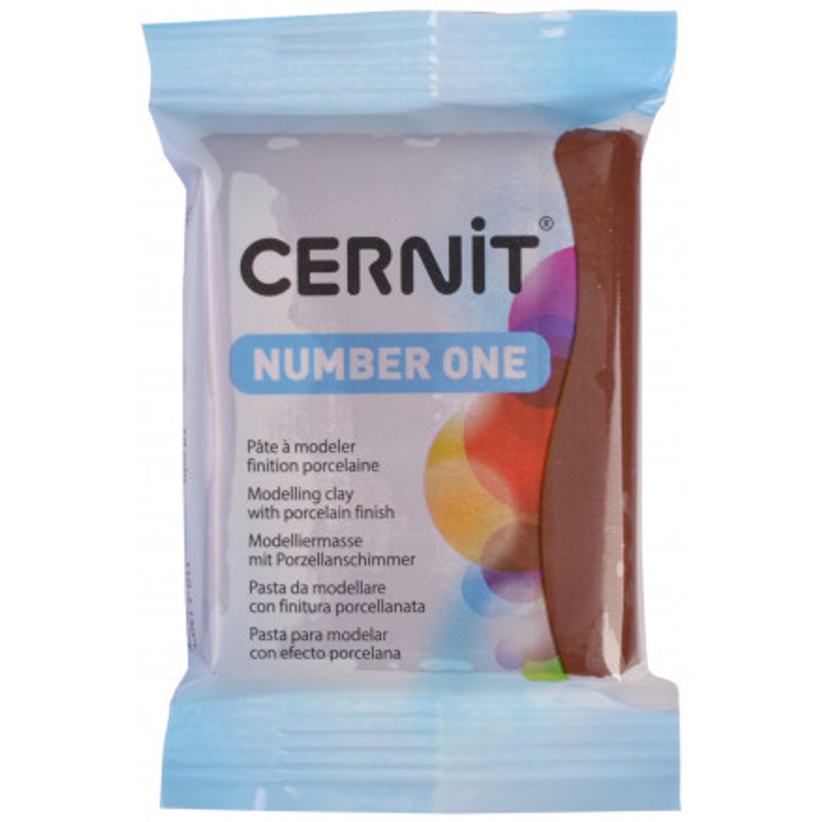 Cernit Modellervoks Unicolor 023 Brun 56g