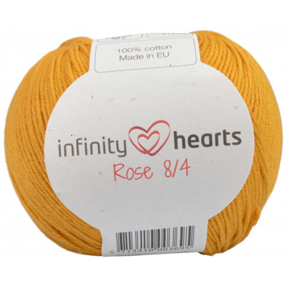 Infinity Hearts Rose 8/4 Garn Unicolor 190 Sennep