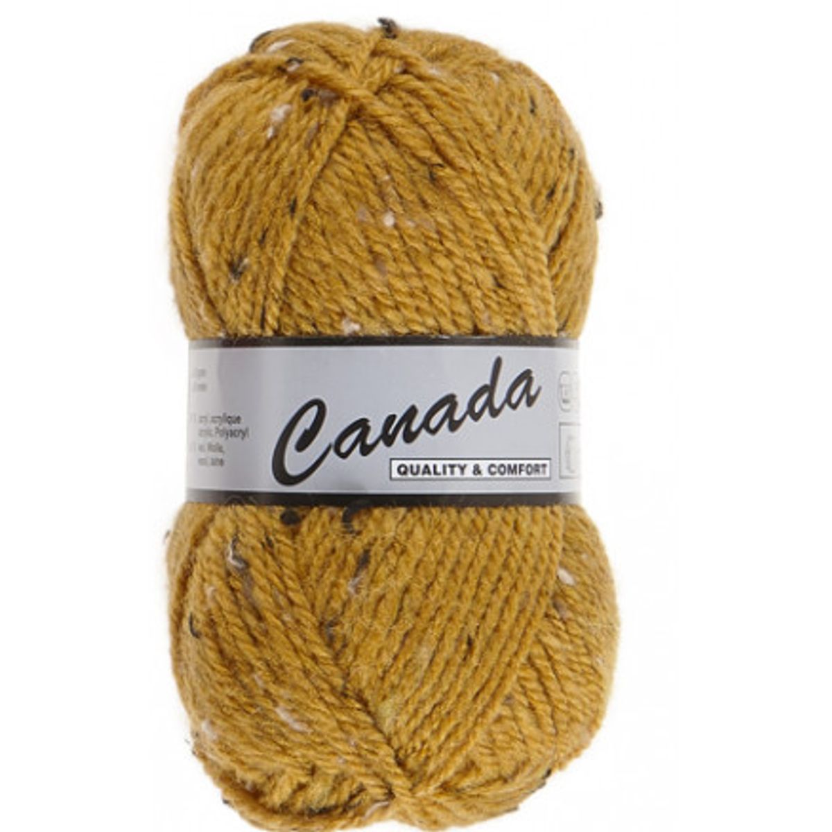 Lammy Canada Garn Mix 490 Sennep/Natur/Brun