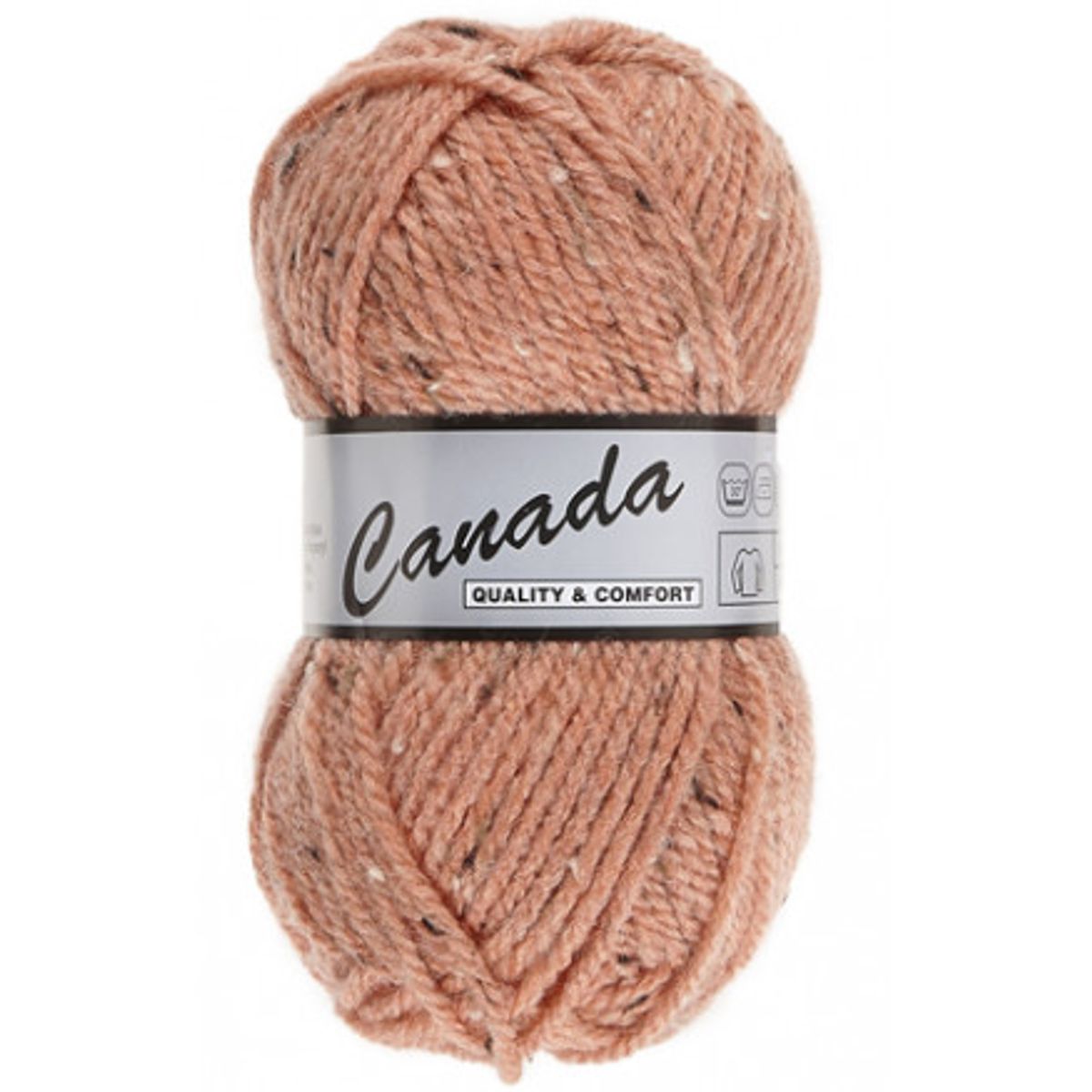 Lammy Canada Garn Mix 480 Fersken/Natur/Brun