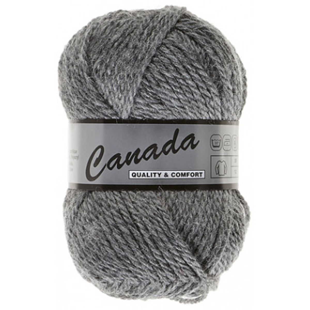 Lammy Canada Garn Unicolor 038 Grå