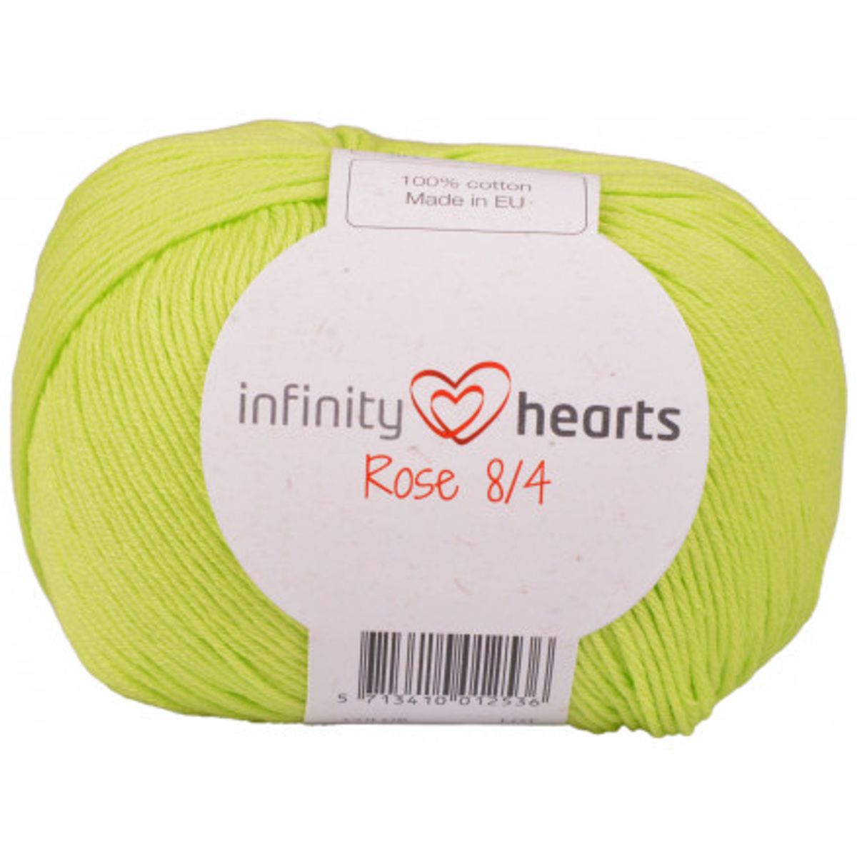 Infinity Hearts Rose 8/4 Garn Unicolor 145 Lime Grøn