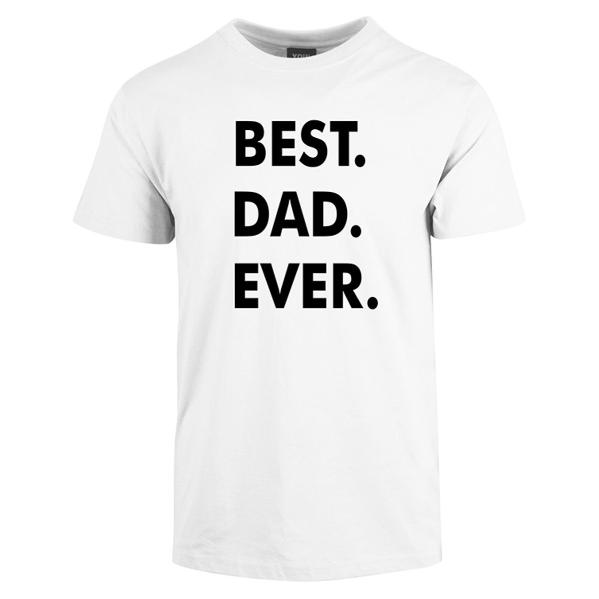 Best dad ever t-shirt - Hvid