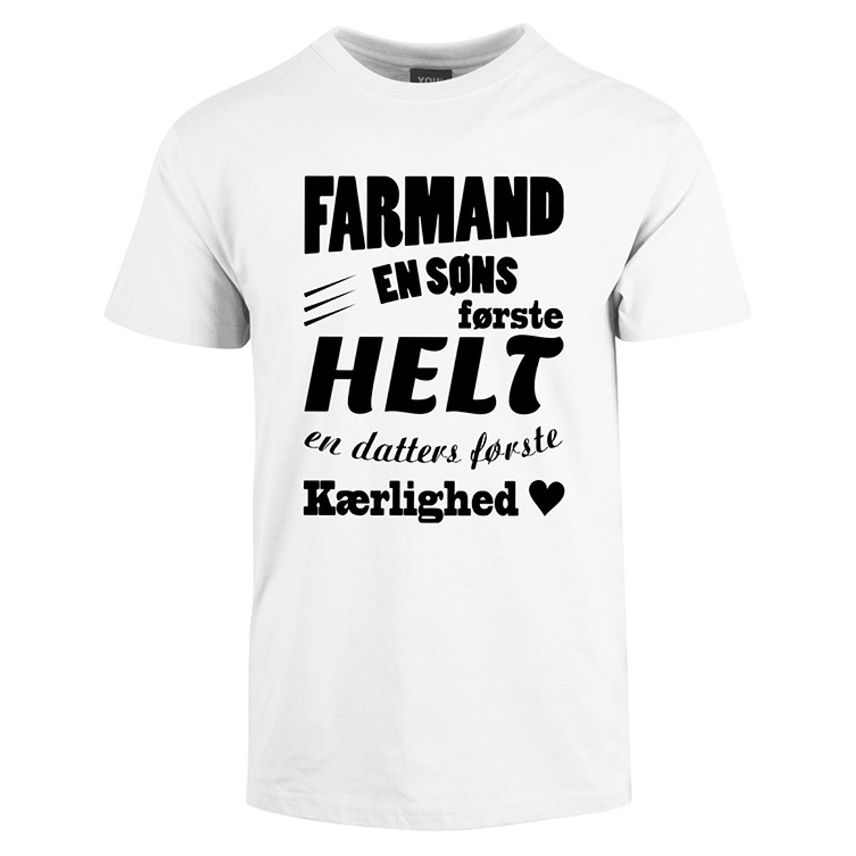 Farmand t-shirt - Hvid