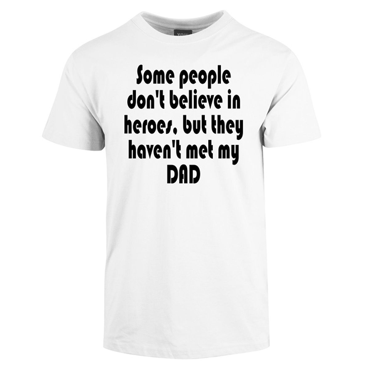 Heroes fars dag t-shirt - Hvid