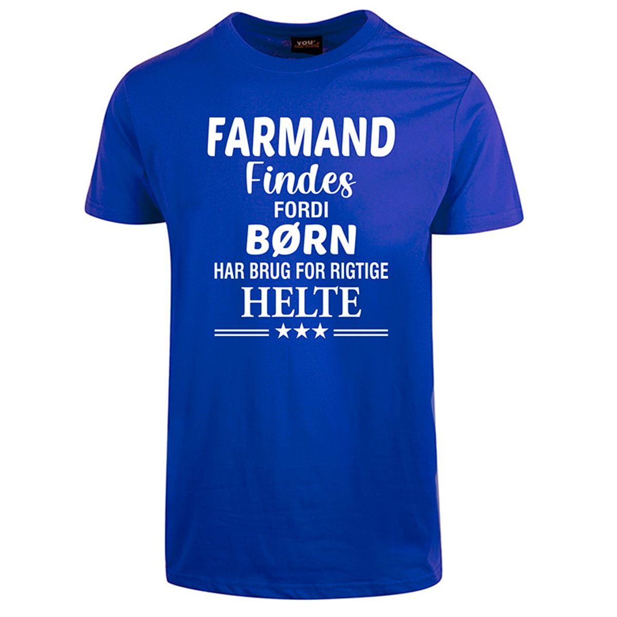 Farmand findes fars dag t-shirt - Koboltblå