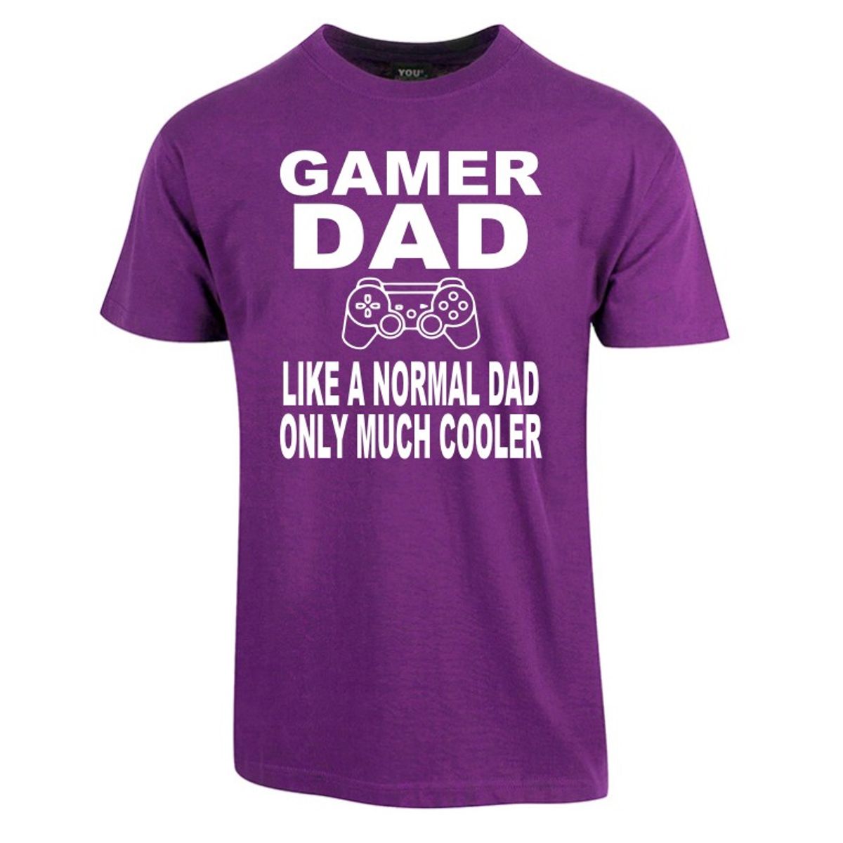 Gamer dad t-shirt - Lilla