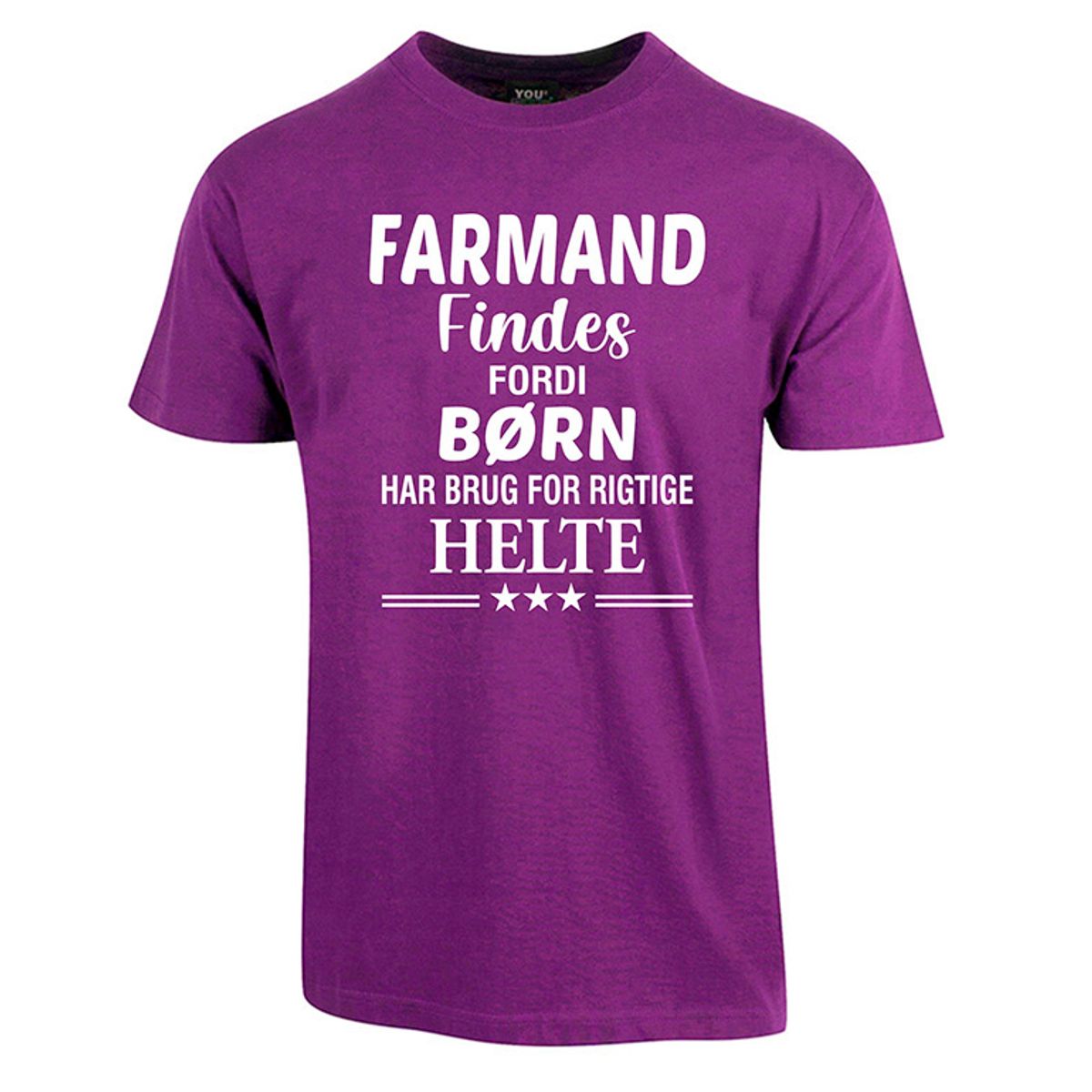 Farmand findes fars dag t-shirt - Lilla