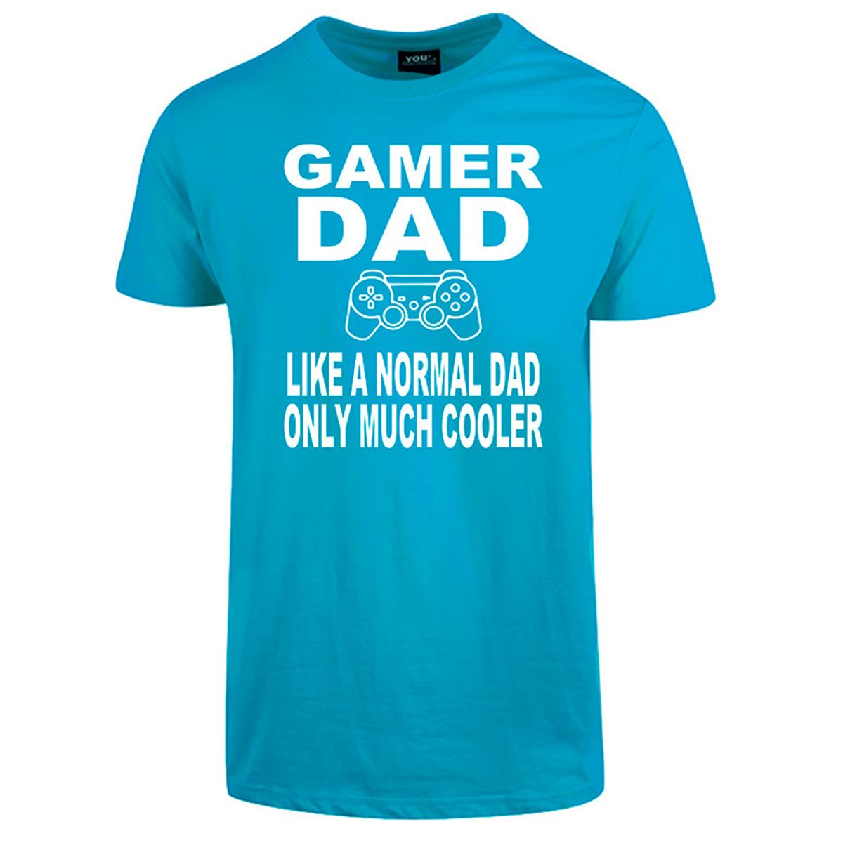 Gamer dad t-shirt - Turkis