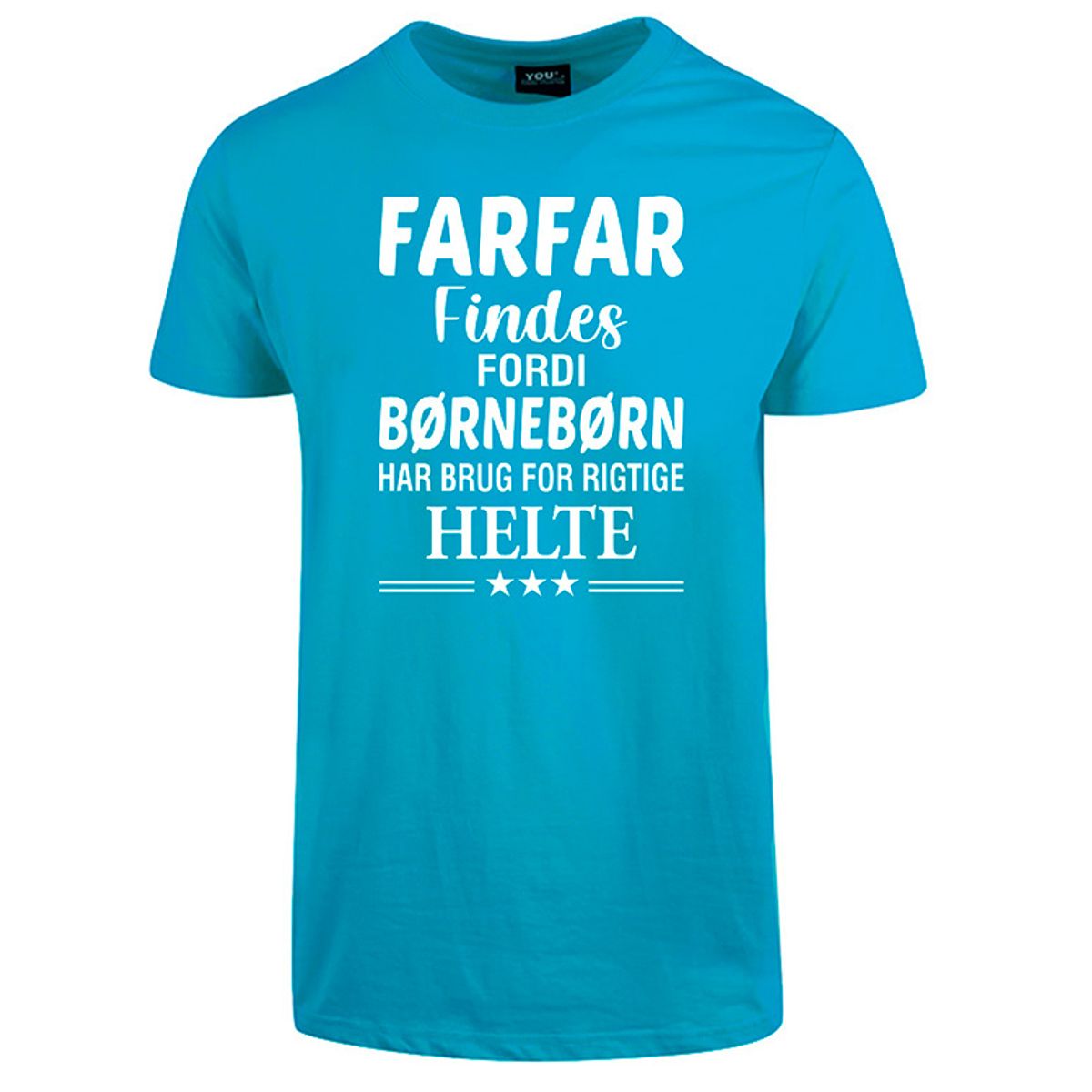 Farfar findes fars dag t-shirt - Turkis