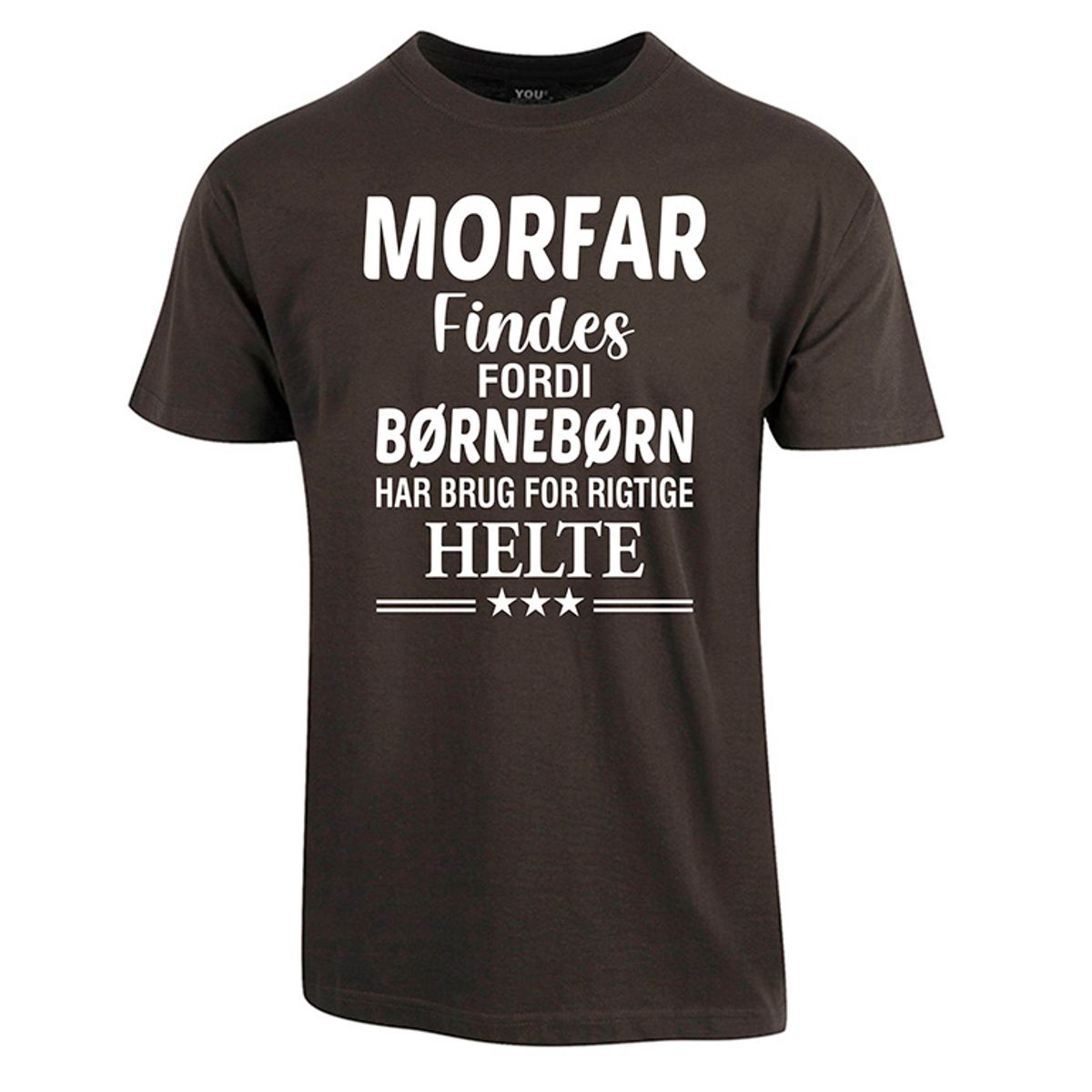 Morfar findes fars dag t-shirt - Mørkegrå