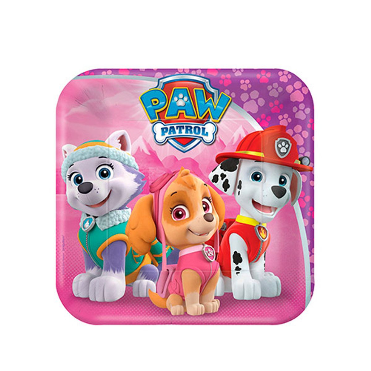 Paw Patrol paptallerkner - 8 stk.