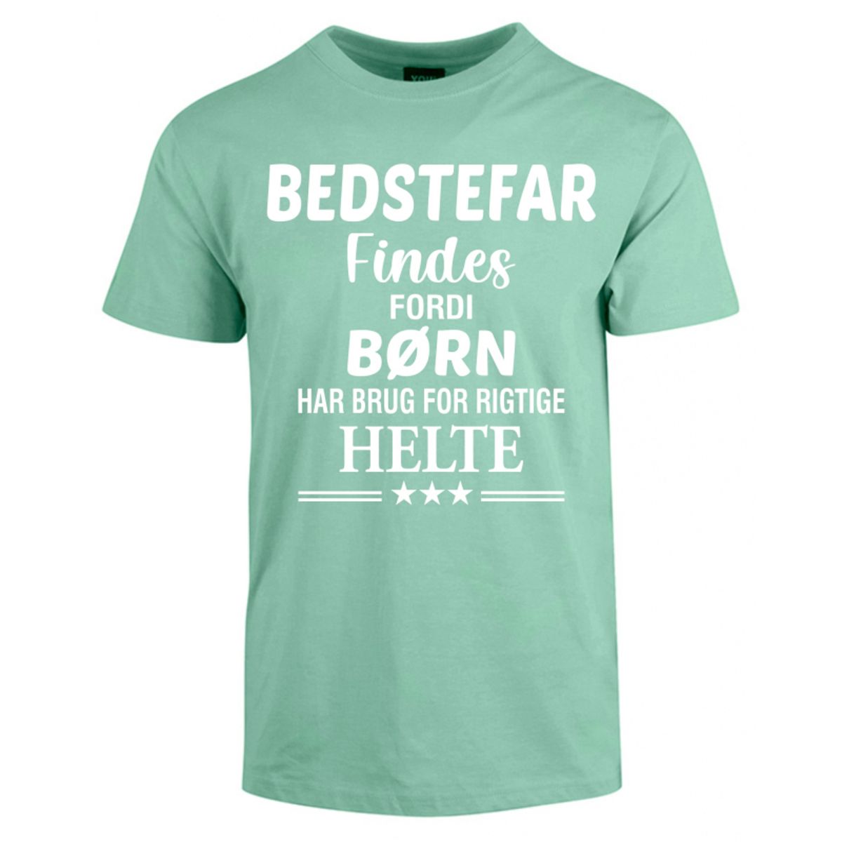 Bedstefar findes fars dag t-shirt - Mint