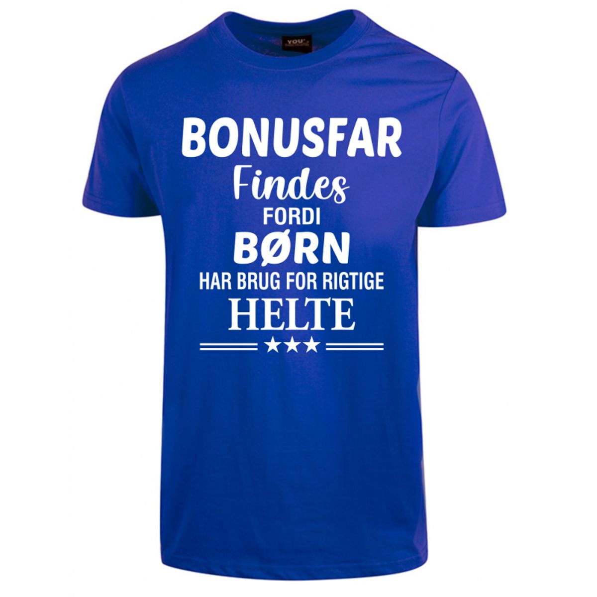 Bonusfar findes fars dag t-shirt - Koboltblå