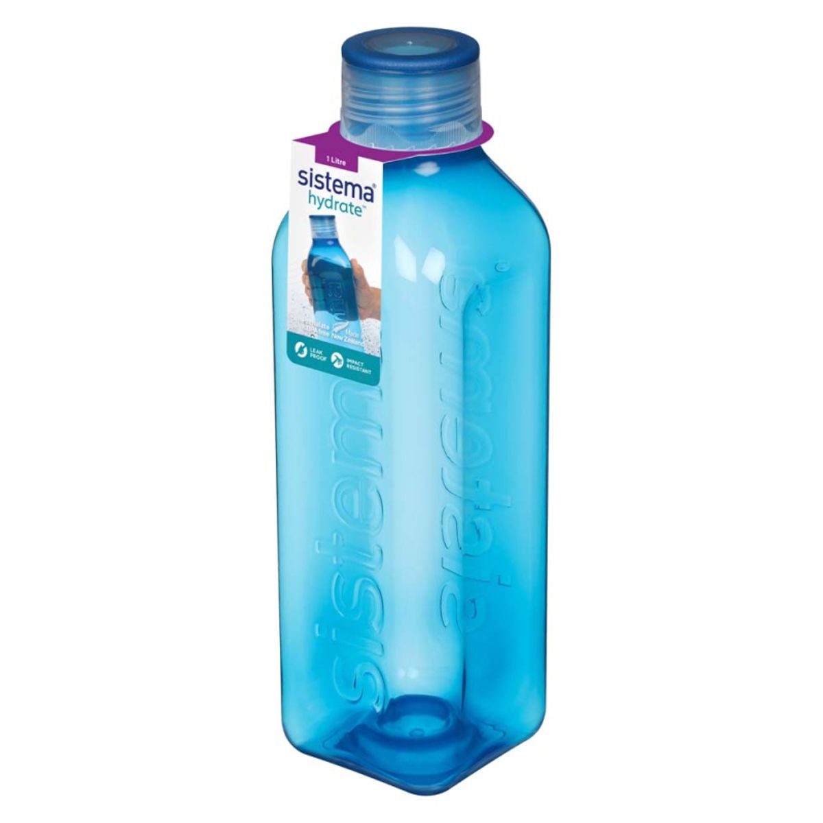 Sistema Square drikkedunk 1 L. - Ocean Blue