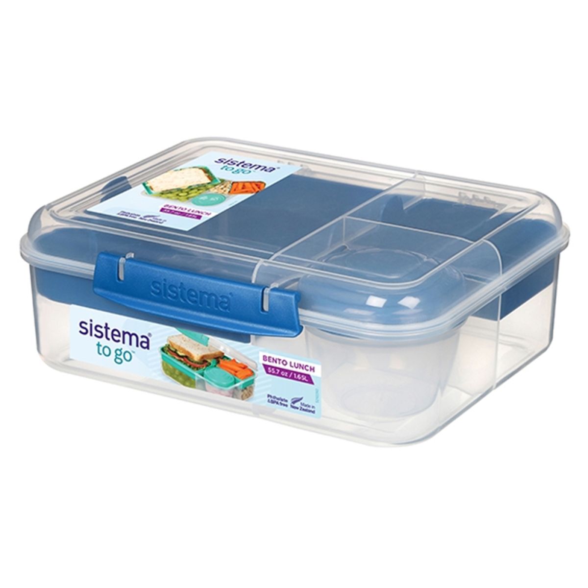 Sistema Bento madkasse 1,65 l - Ocean Blue