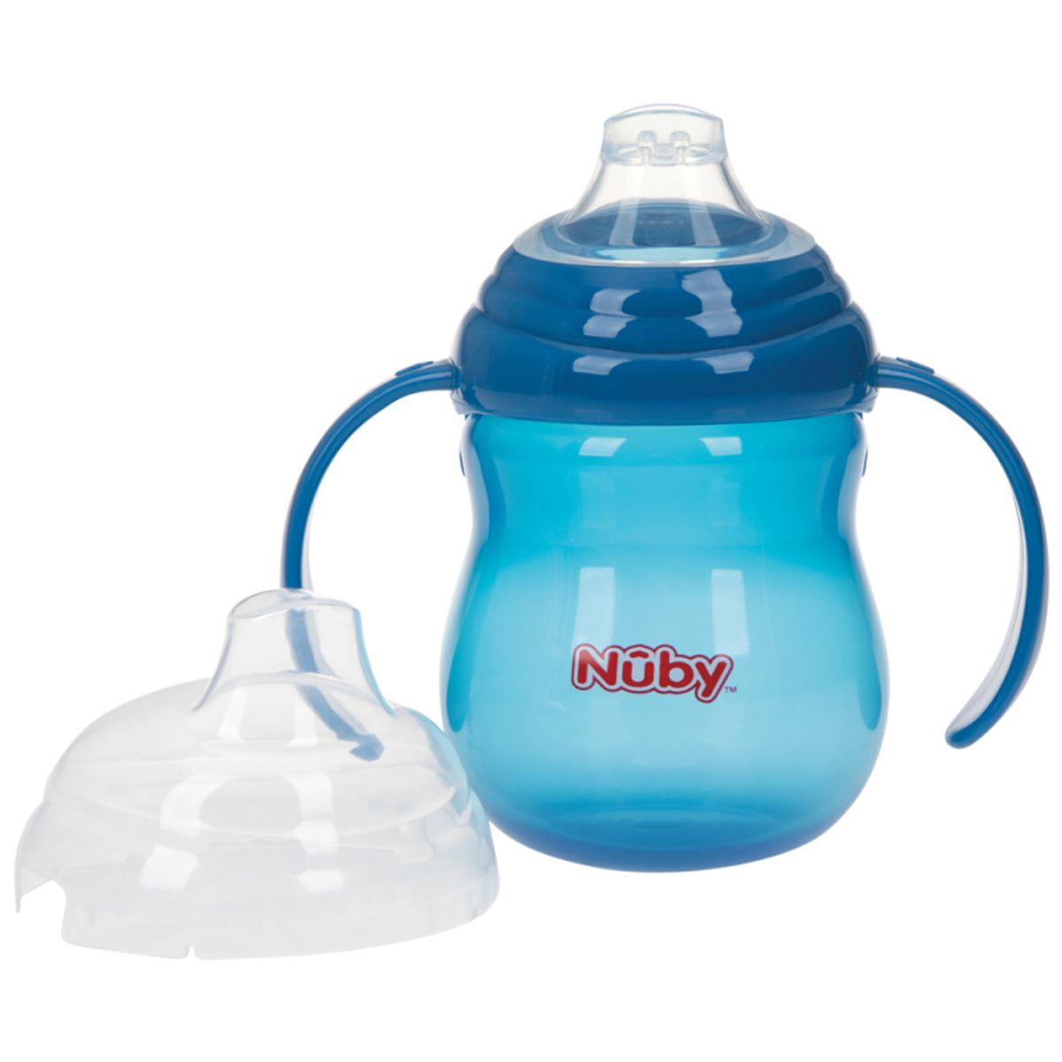 Nuby Trainer Cup tudkop med håndtag - Blue