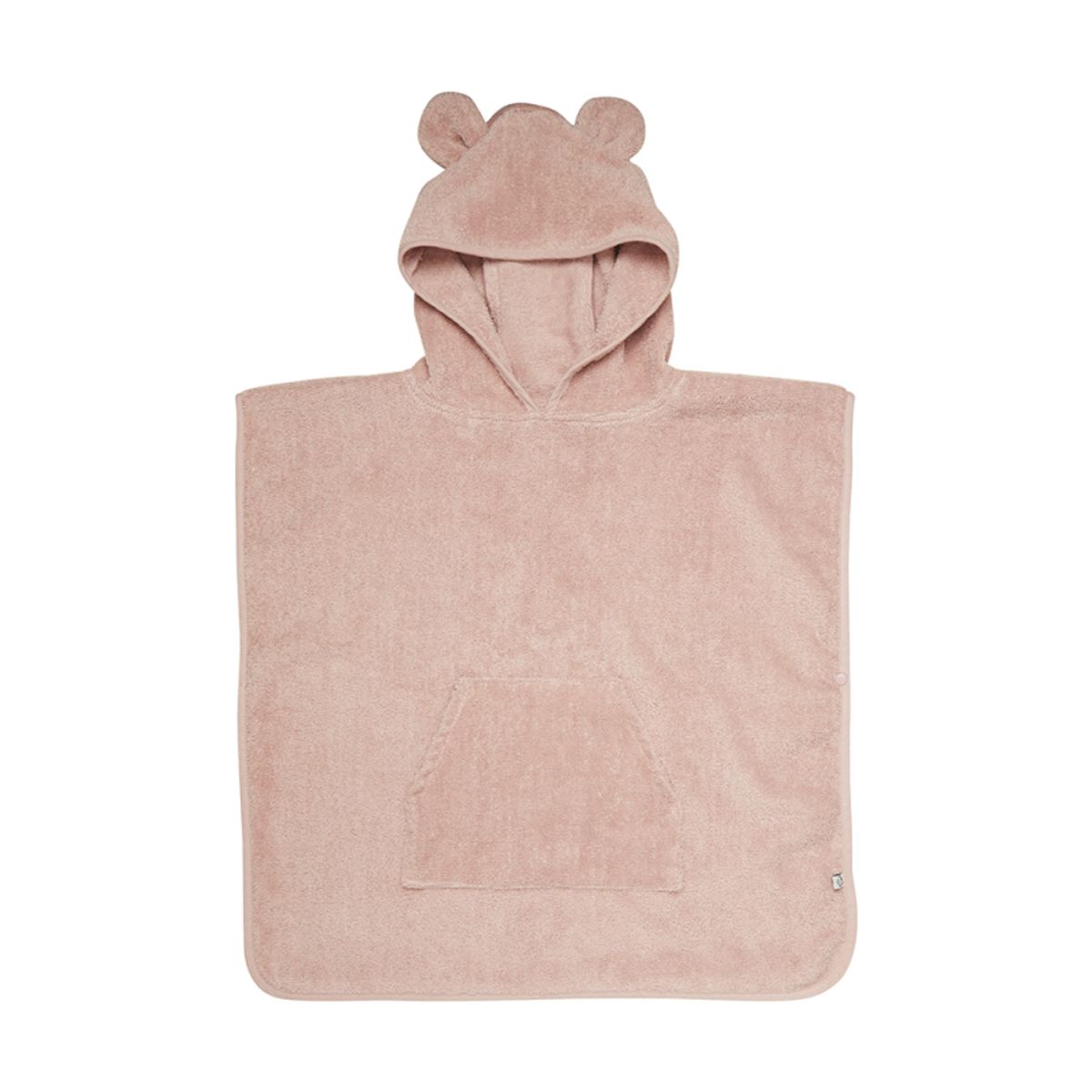 Pippi Økologisk Bath Poncho til børn - Misty Rose