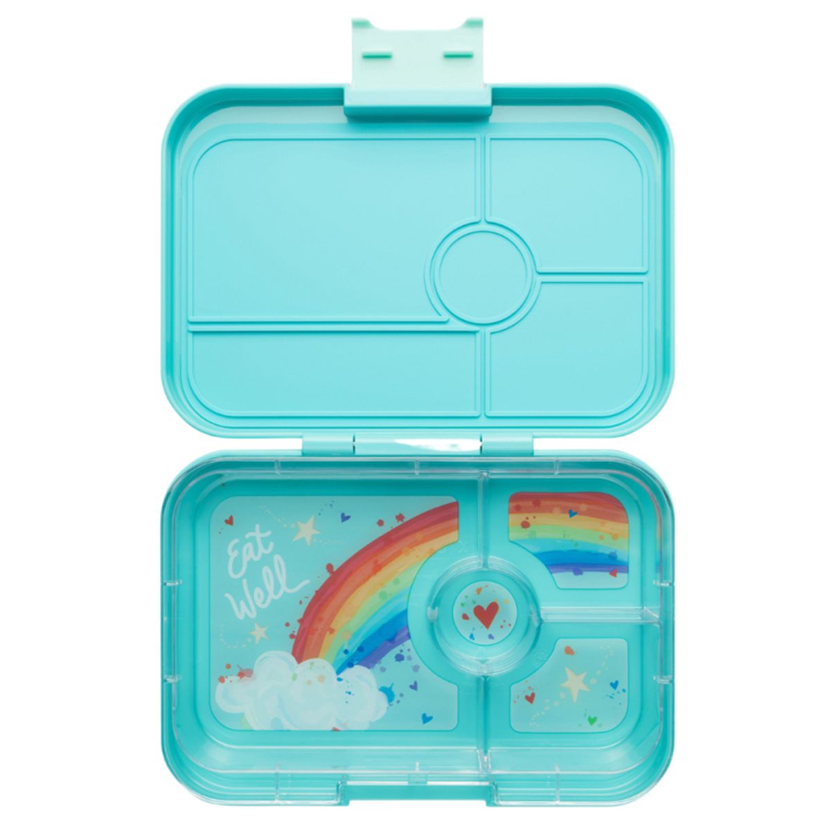 Yumbox Madkasse med 4 rum - Antibes Blue Rainbow