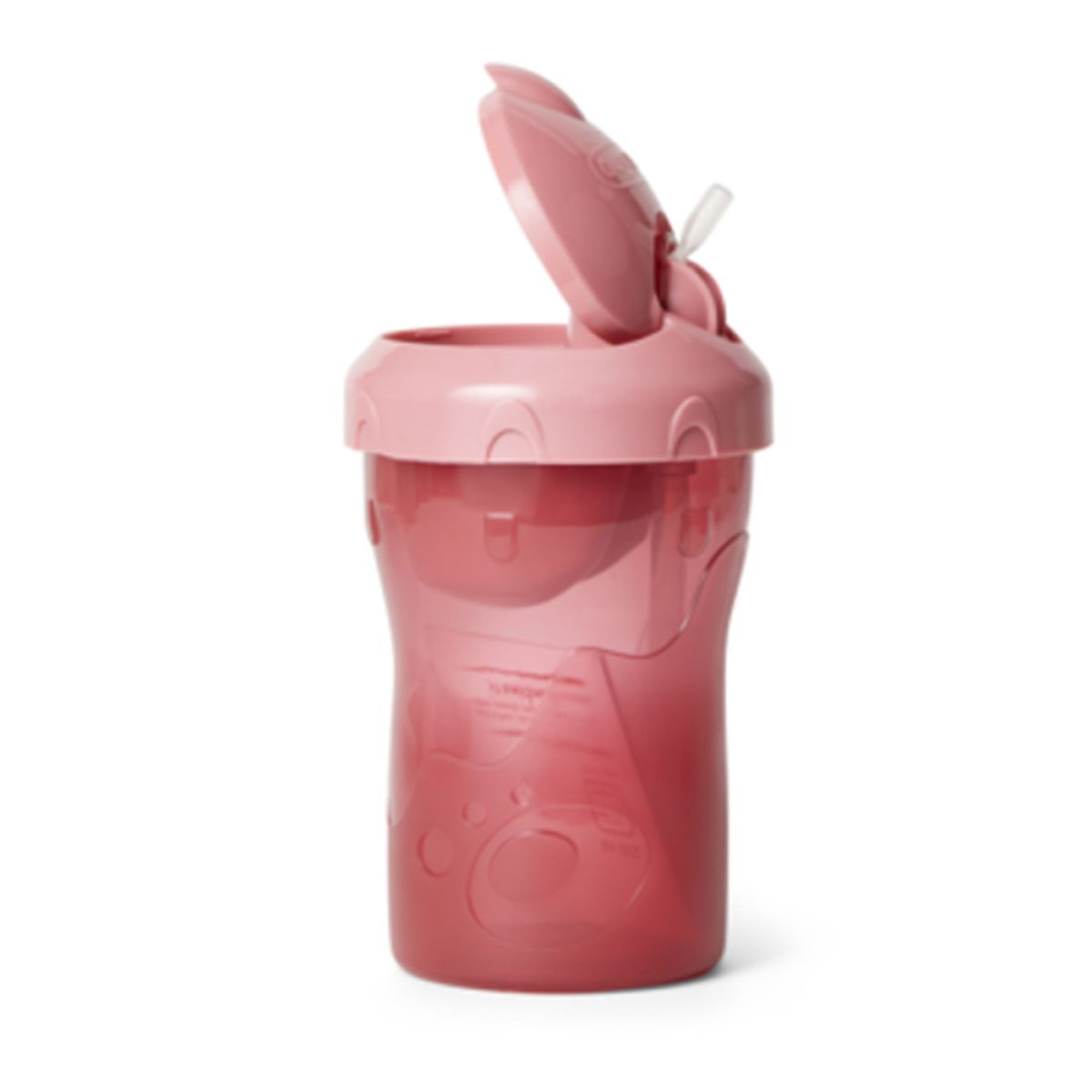 Bambino snack-n-sip cup - Støvet rosa