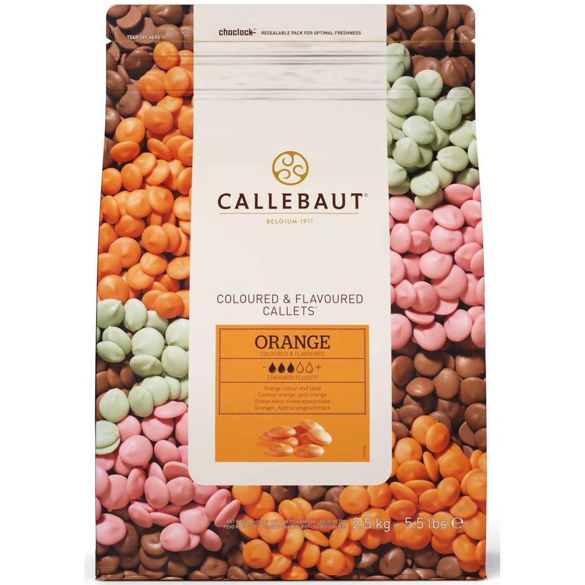 Callebaut Orange Callets 250g