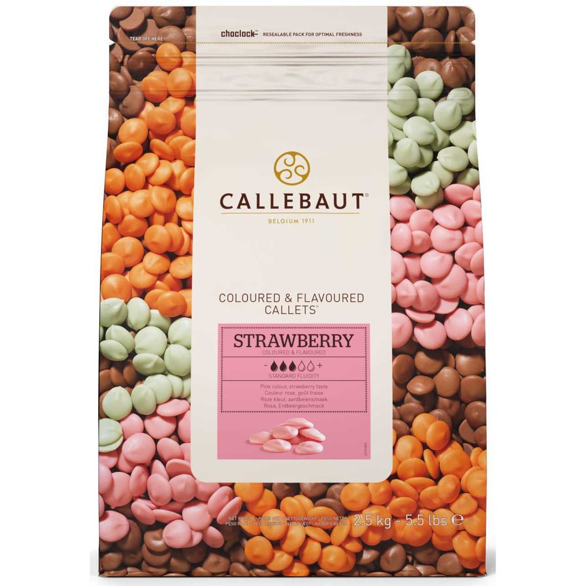 Callebaut Strawberry Callets 250g