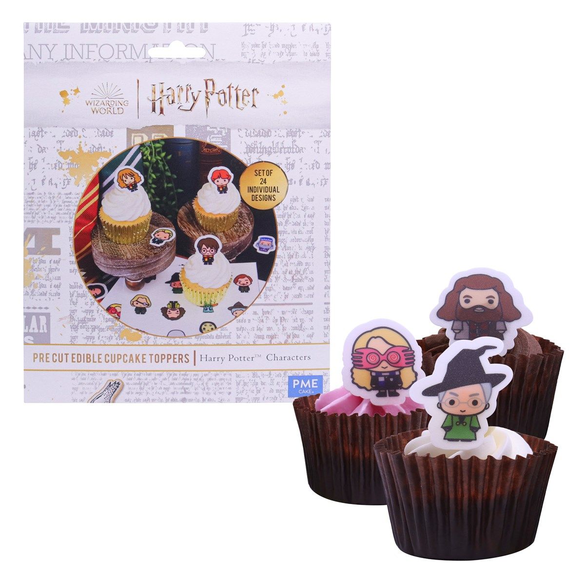 PME - Harry Potter, Cupcake Print 24 stk.