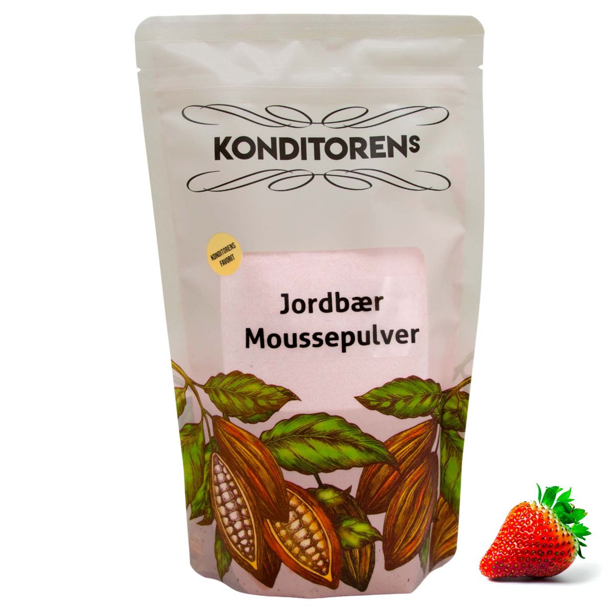 Jordbær Moussepulver - 1kg, Konditorens