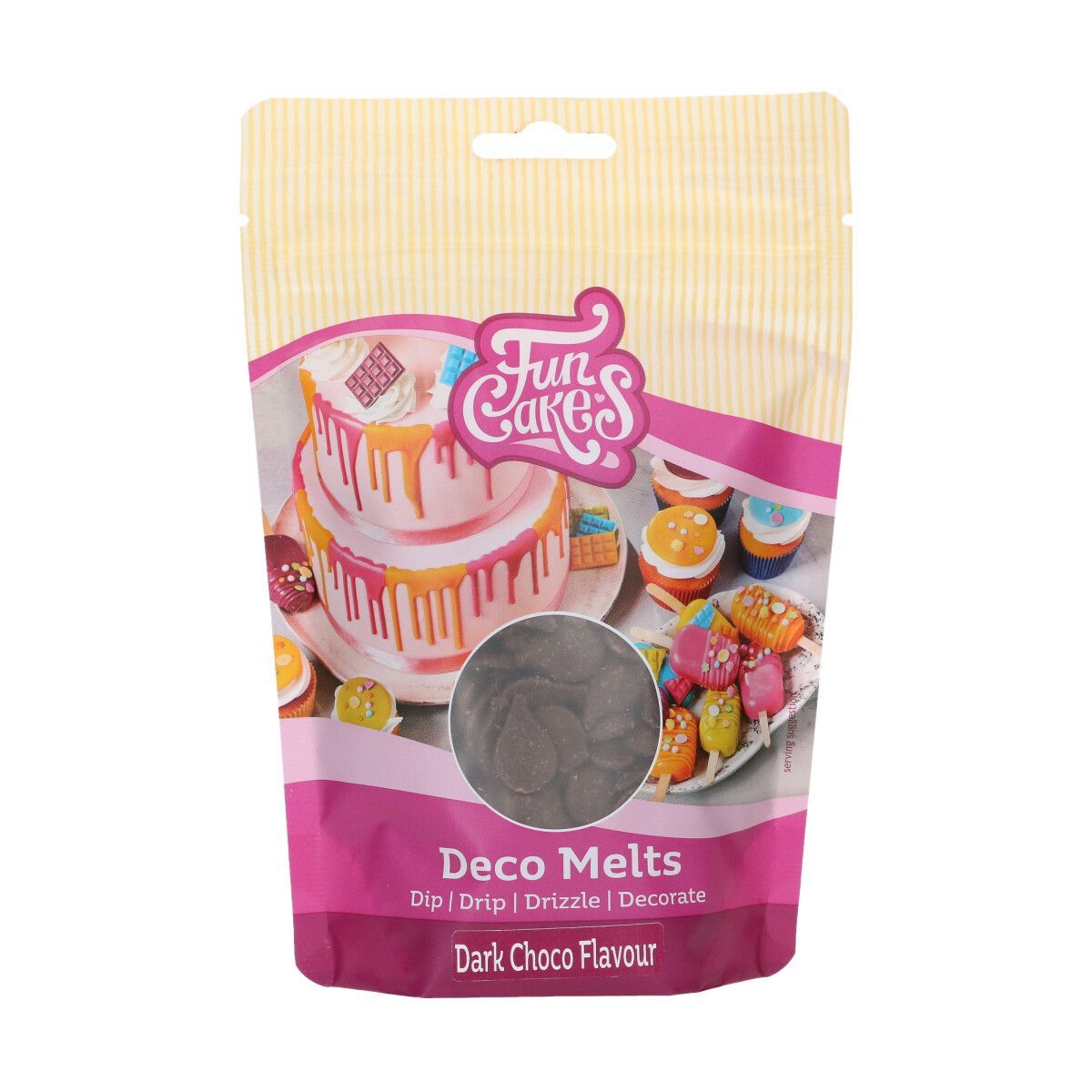 FunCakes - Deco Melts Mørk Chokolade, 250g