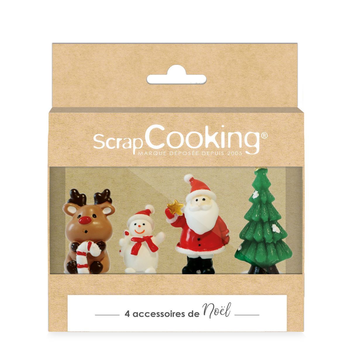 Scrapcooking - Juledekorationer, 4 stk.