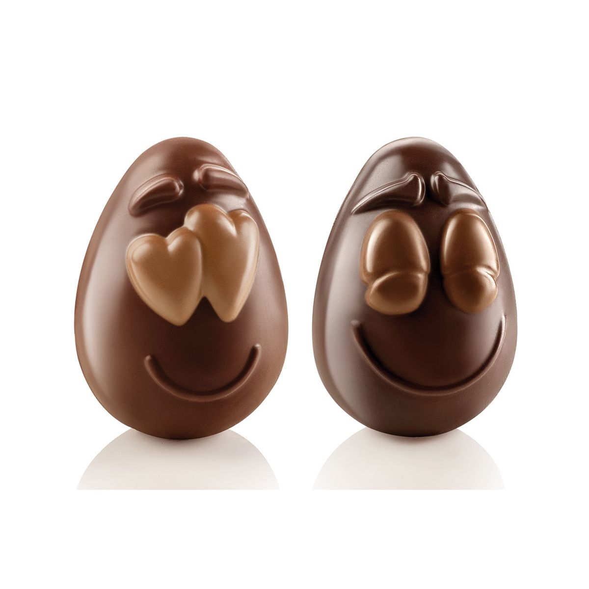 Silikomart Professional Kit Smiling Eggs - Chokoladeform Sæt