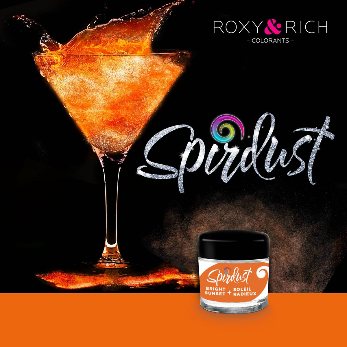 Roxy & Rich - Spirdust Bright Sunset, 1,5g