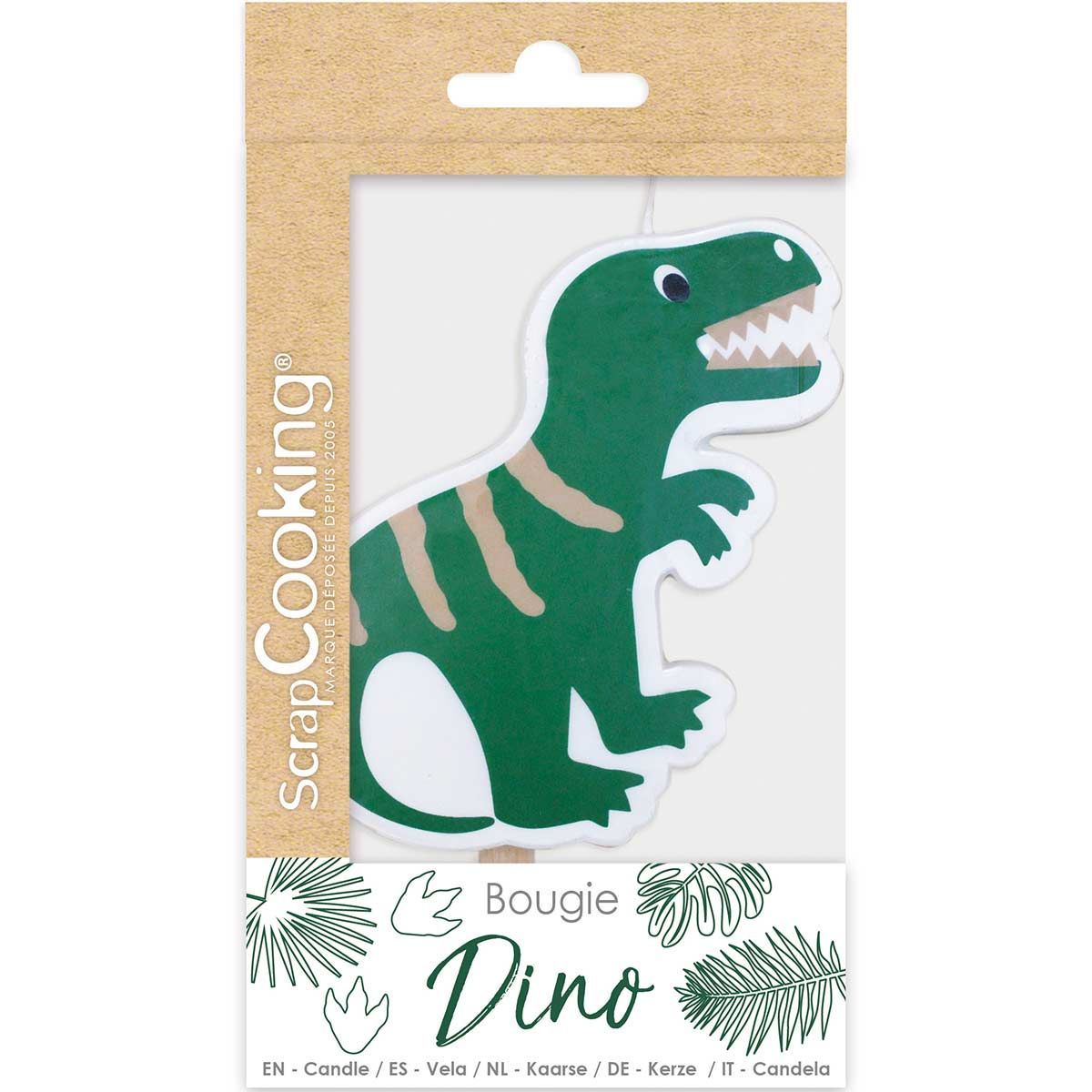 Scrapcooking - XXL Kagelys Dinosaur, 15cm