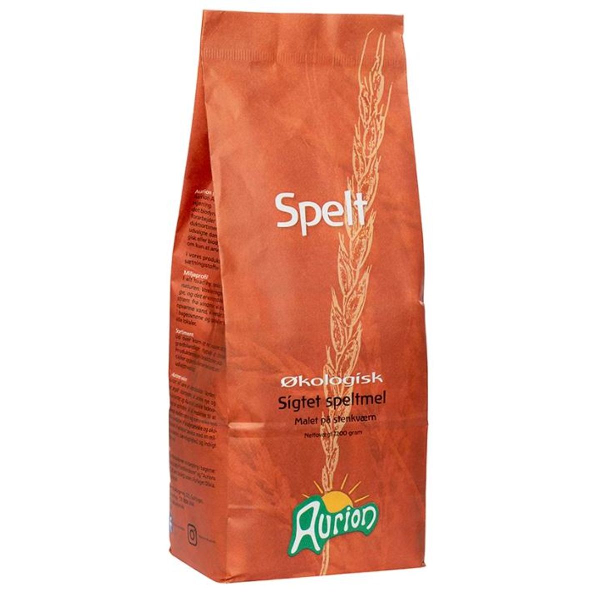 Aurion - Sigtet Speltmel, 1,2kg