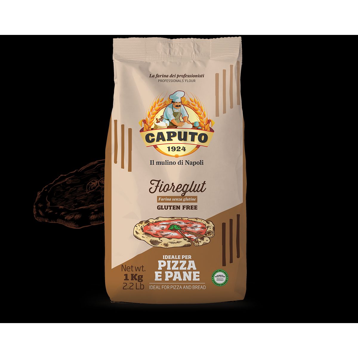 Caputo Fioreglut - Glutenfri Pizzamel, 1kg